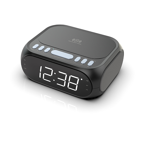 Alarm Clock with Wireless Charging introduction